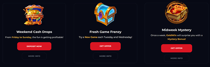 Goldwin Casino Bonus